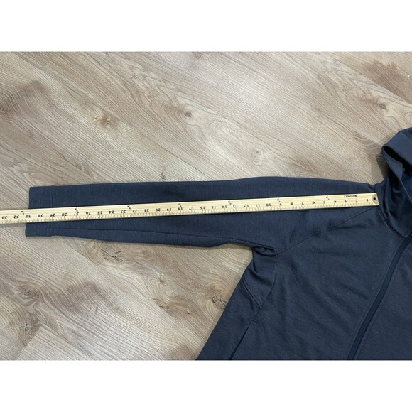 Lululemon City Sweat Full-Zip Hoodie Sweatshirt Heather Navy M3CE6S Men’s L - Picture 4 of 7